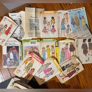 Vintage Sewing Patterns: Children